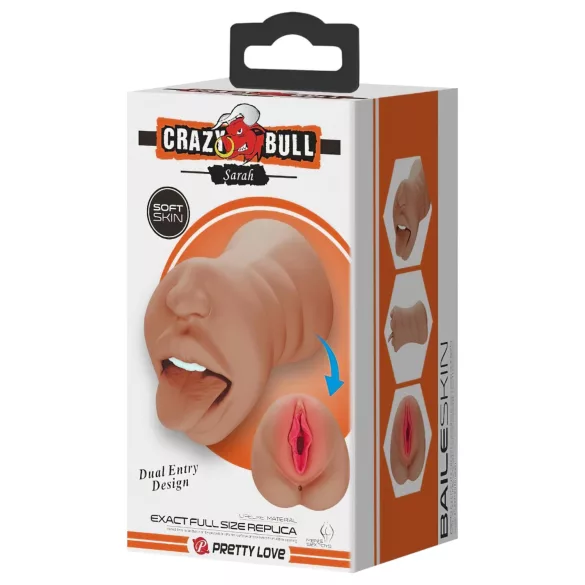 Crazy Bull - Mouth & Pussy Stroker (Natural)