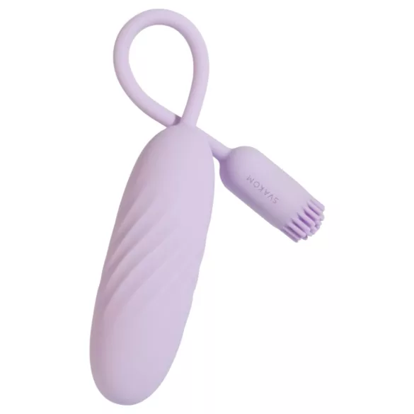 Svakom Plume - 2‑in‑1 vibrating love egg (purple)