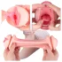 Vibeconnect - Lifelike Mouth & Black/Natural Masturbator