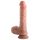 Dual Density - Realistic Suction Cup Dildo with Balls - 20cm (Natural)