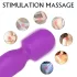 Sex HD Iris - Rechargeable, Dual-Motor Warming Massaging Vibrator (Purple)