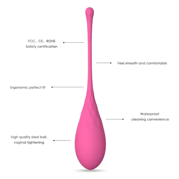 Sex HD Eggs - Set of 6 Geisha Balls (Pink)
