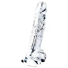   Lovetoy Flawless Clear - suction cup dildo - 19 cm (transparent)