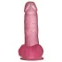 Lovetoy Jelly Studs - Suction Cup Dildo - 15cm (Pink)