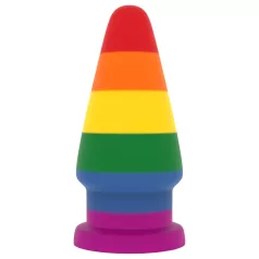 Lovetoy Prider - anal expander plug - 15 cm (rainbow)