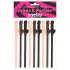 Lovetoy - realistic penis straw (natural-brown-black)