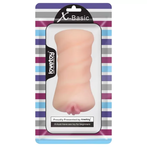Lovetoy X-Basic - Artificial Vagina Masturbator (Natural)