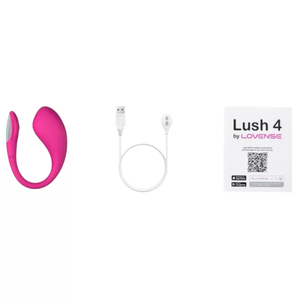 LOVENSE Lush 4 - smart vibrating egg (pink)