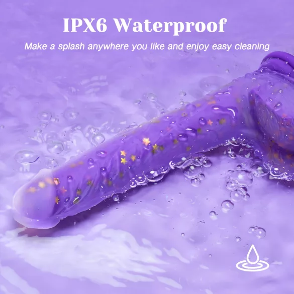 Tracy's Dog Jelivoy - Realistic Purple Vibrator, 22cm