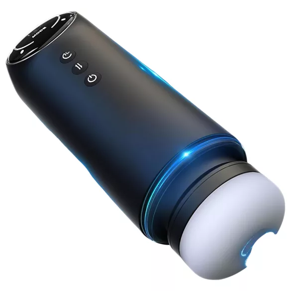 Leopard - Up-Down Suction Vibrating Masturbator (Black)