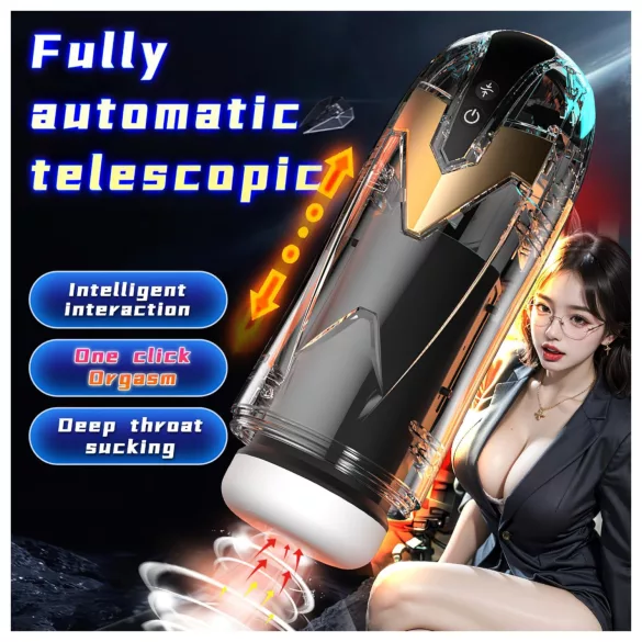 Leopard - thrusting masturbator (black)