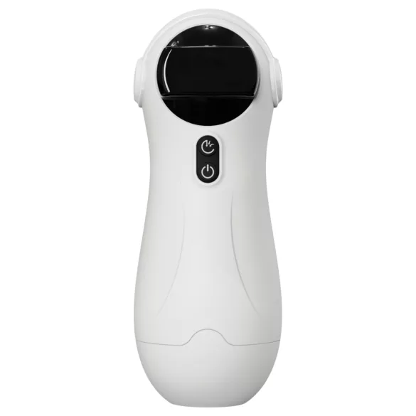 Leopard - Suction and Vibrating Masturbator (White)