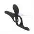 Honey Play Box Pleasure Pivot - App-controlled vibrating penis and testicle ring for men (black)