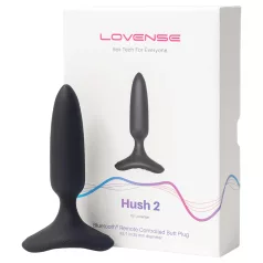   LOVENSE Hush 2 XS - rechargeable small anal vibrator (25 mm) - black