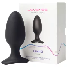   LOVENSE Hush 2 L - Rechargeable Small Anal Vibrator (57mm) - Black