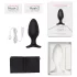 LOVENSE Hush 2 L - rechargeable small anal vibrator (57 mm) - black