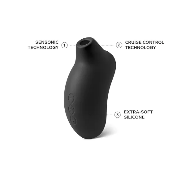 LELO Sona Cruise - Sonic Clitoral Massager (Black)