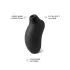 LELO Sona - Sonic Pulse Clitoral Stimulator (Black)