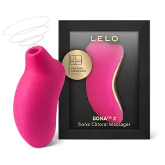 LELO Sona 2 - Sonic Wave Clitoral Stimulator (Cherry)