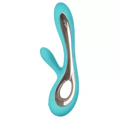   LELO Soraya 2 - Turquoise Waterproof Vibrator with Clitoral Arm