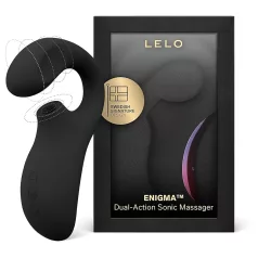   LELO Enigma - Rechargeable, Waterproof 2-in-1 G-Spot Vibrator (Black)