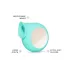 LELO Sila - Turquoise Waterproof Sonic Wave Clitoral Vibrator