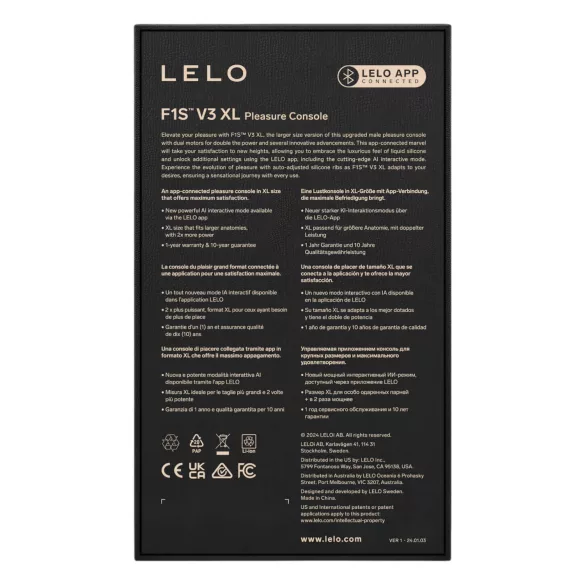 LELO Siri 3 - Sound-Activated Clitoral Vibrator (Purple)