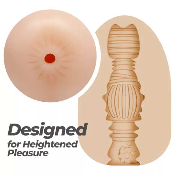 Crushious Ezy Egg Anal - masturbator egg (flesh‑coloured)