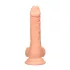 RealRock Lifelike Dildo 7" with Balls (Natural Skin Tone)