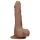 RealRock 7" Lifelike Dildo with Balls - Dark Natural