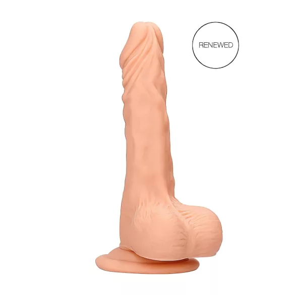 RealRock 8" Lifelike Dong - Natural with Testicles