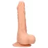 RealRock 8" Lifelike Dong - Natural with Testicles