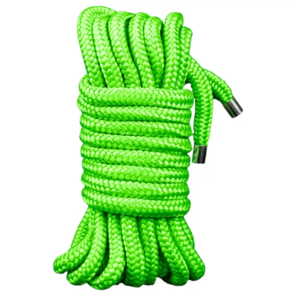 Ouch! - glow-in-the-dark bondage rope (10 m, green)