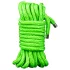Ouch! - glow-in-the-dark bondage rope (10 m, green)