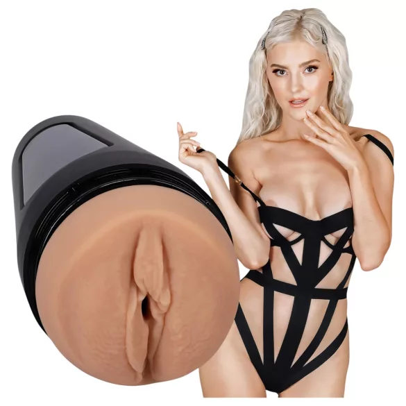 Doc Johnson Eva Elfie - Ultraskyn vagina masturbator in case (flesh-coloured)