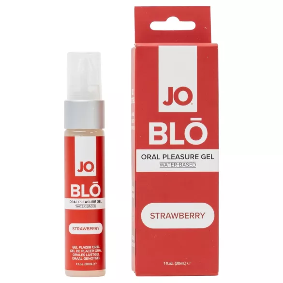 System JO BLO - flavoured oral gel, strawberry (30 ml)