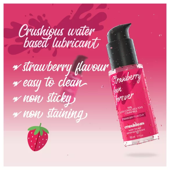 Crushious - water-based lubricant, strawberry (50 ml)