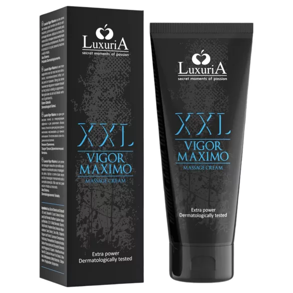 LuxuriA Vigor Maximo XXL - penis enlargement and moisturising cream (75 ml)
