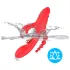 Bestoy - 3-Prong, Tongue Vibrator (Red)
