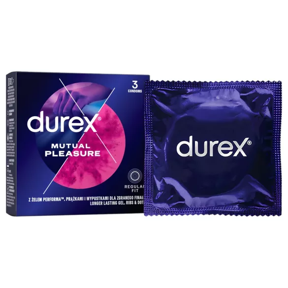 Durex Mutual Pleasure - delay condoms (3 pcs)