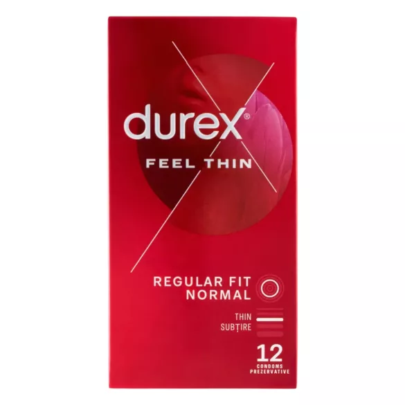 Durex Feel Thin - Natural Sensation Condoms (12 Pack)