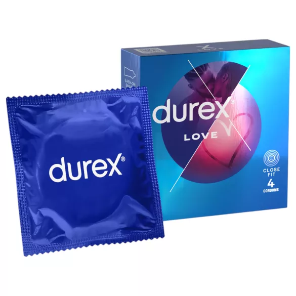 Durex Love - Snug Fit Condoms (4 Pack)
