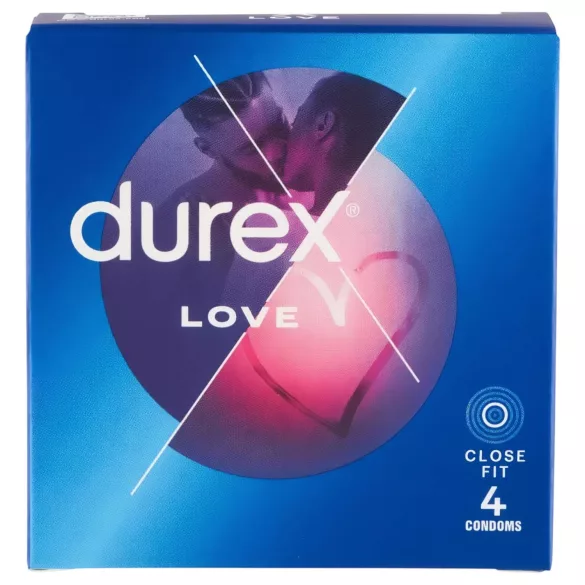 Durex Love - Snug Fit Condoms (4 Pack)