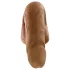 Blush UrSelf Affirm - lifelike dildo (brown) - 13 cm