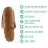 Blush UrSelf Affirm - lifelike dildo (brown) - 13 cm