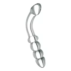 Prisms Hamsa - Double-Ended G-Spot Glass Dildo (Clear)