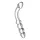 Prisms Hamsa - Double-Ended G-Spot Glass Dildo (Clear)