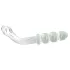 Prisms Hamsa - Double-Ended G-Spot Glass Dildo (Clear)
