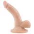 Dr. Skin 4 - Realistic Suction Cup Dildo with Balls - Natural (12cm)