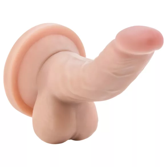 Dr. Skin 4 - Realistic Suction Cup Dildo with Balls - Natural (12cm)